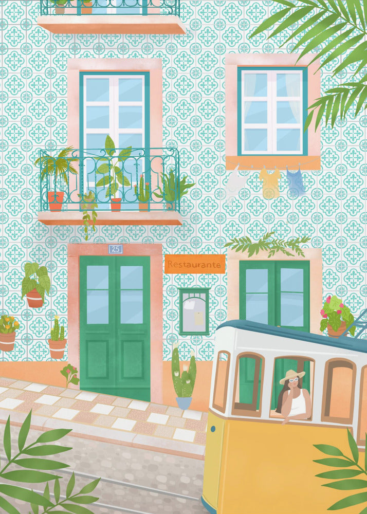Lissabon stad, Portugal | Canvas