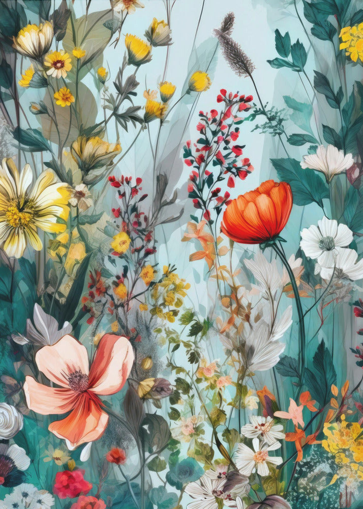 Fiori di prato 5 | Stampe su Tela