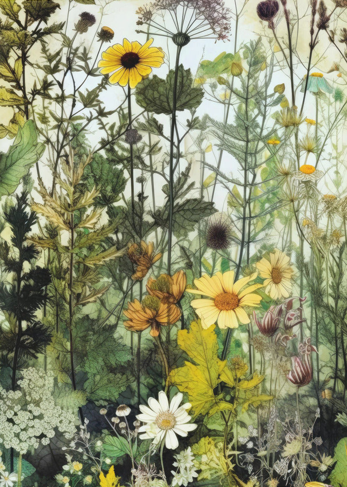 Fiori di prato 10 | Stampe su Tela
