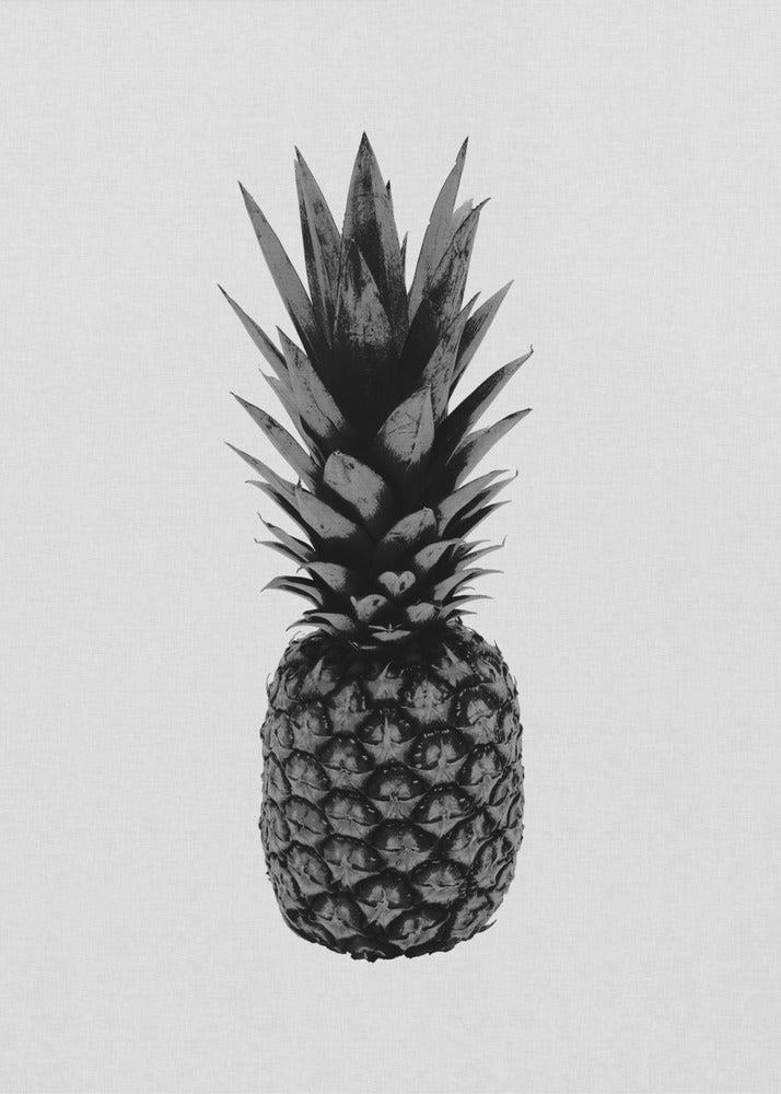 Ananas Svart & Vit | Poster