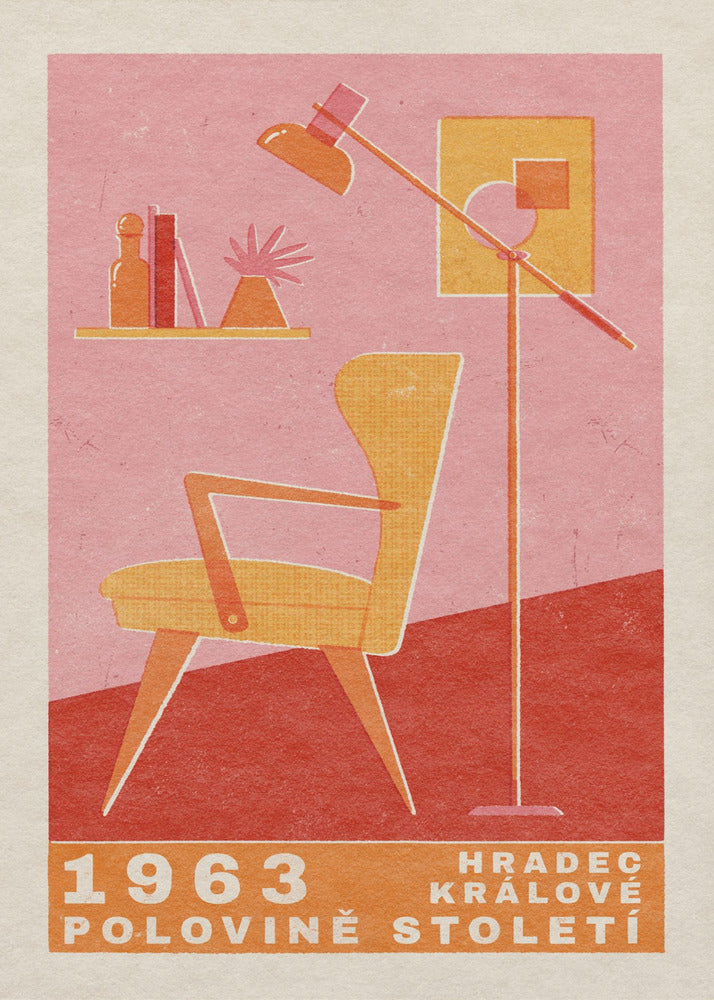 Meubles tchèques du milieu du siècle | Tableaux sur Toile