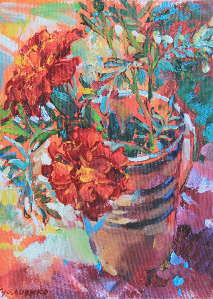 Calendule in tazza | Stampe su Tela