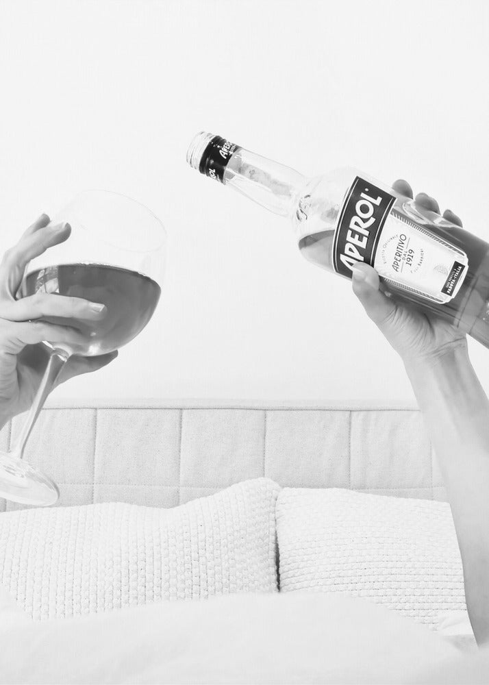 Aperol Au Lit Fermer | Posters - Affiche Artistique