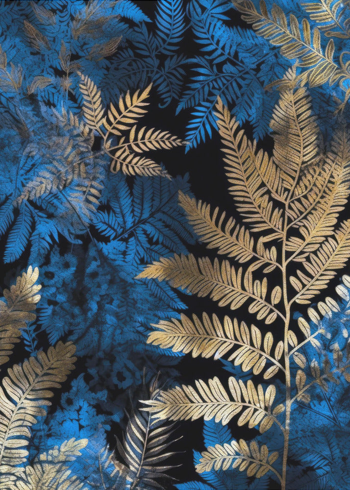 Vibrant Garden and ferns 2 | Poster