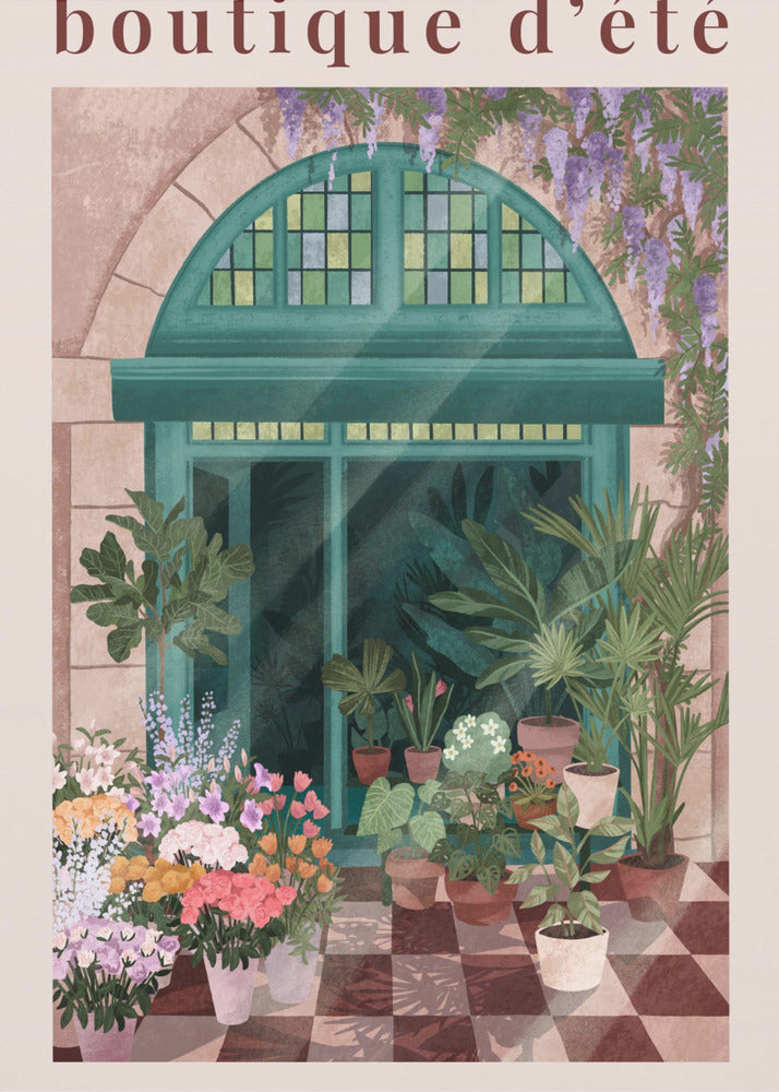Floristería francesa Posters - Impresiones de Arte | Impresiones en Lienzo