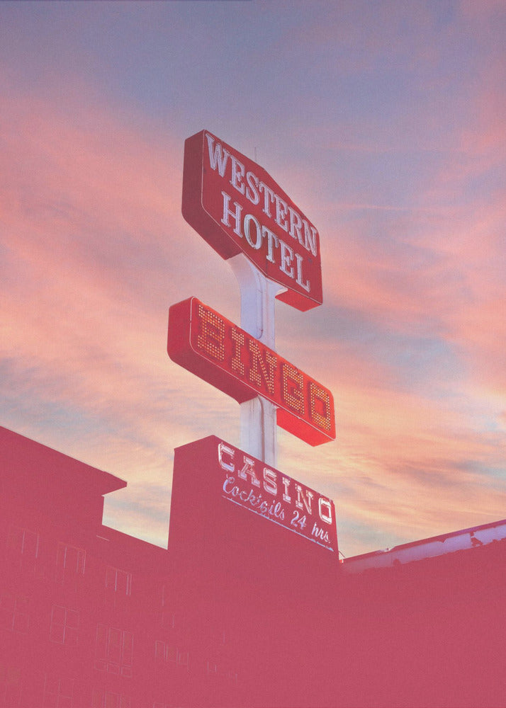 Las Vegas Western Hotel | Lærredsbilleder