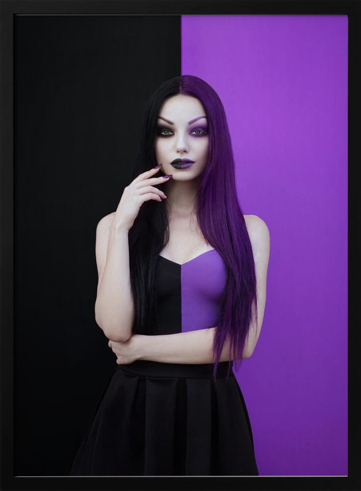 Paint it Black ... and Purple | Poster