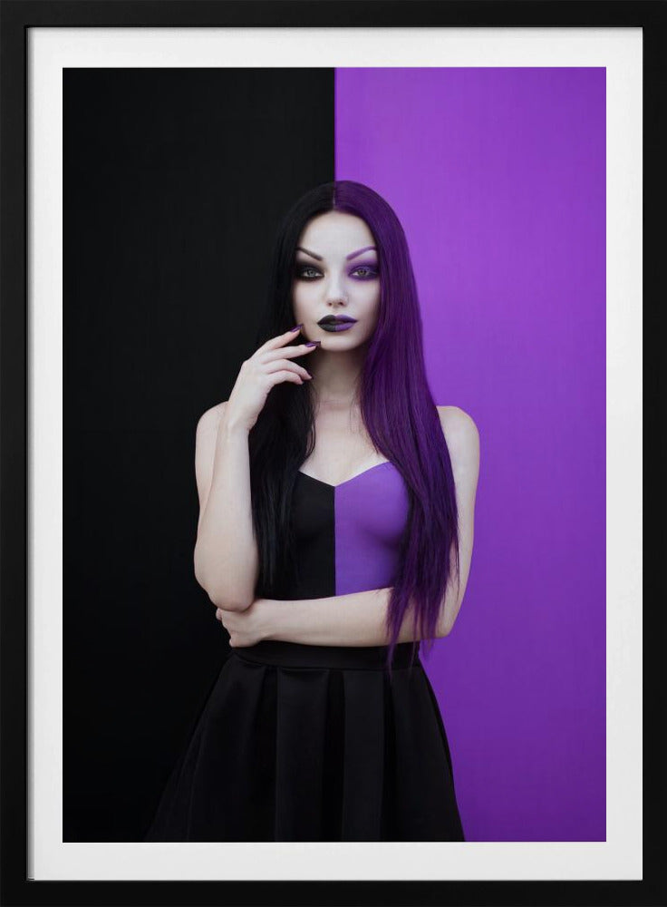 Paint it Black ... and Purple | Poster
