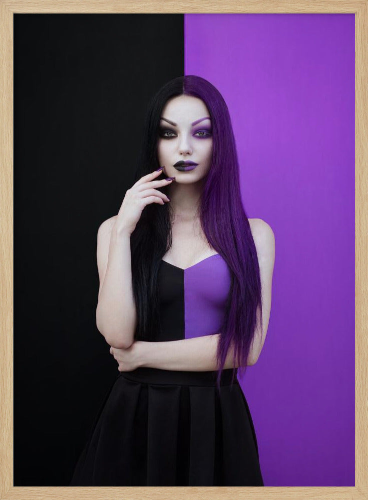 Paint it Black ... and Purple | Poster