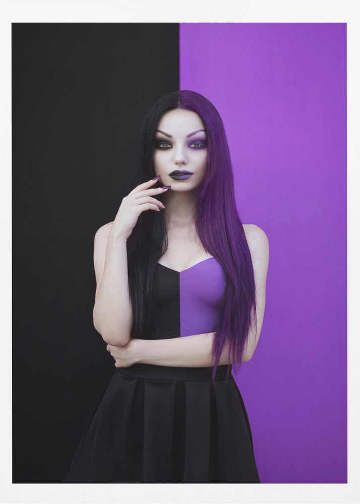 Paint it Black ... and Purple | Poster