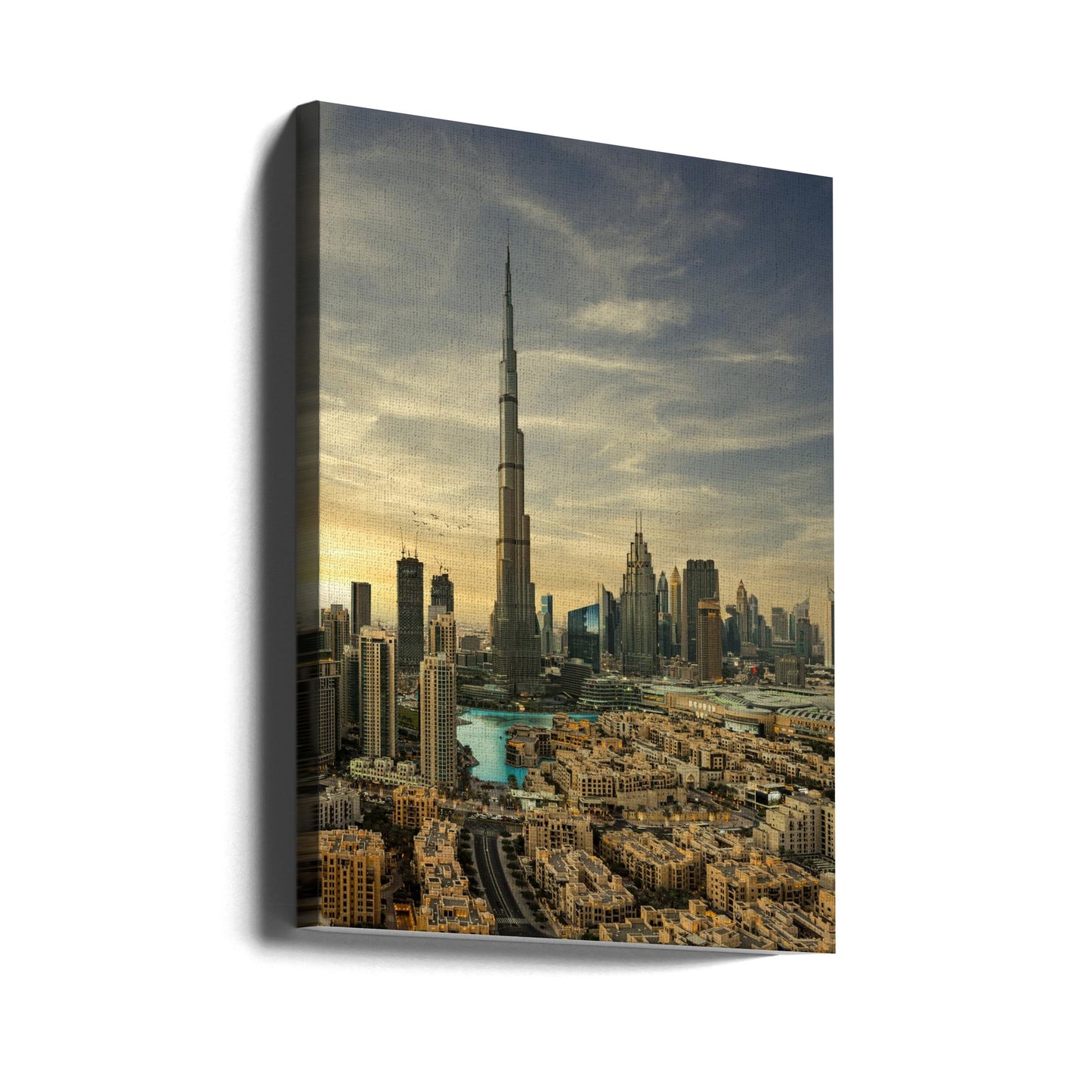 Downtown sunset view | Canvas