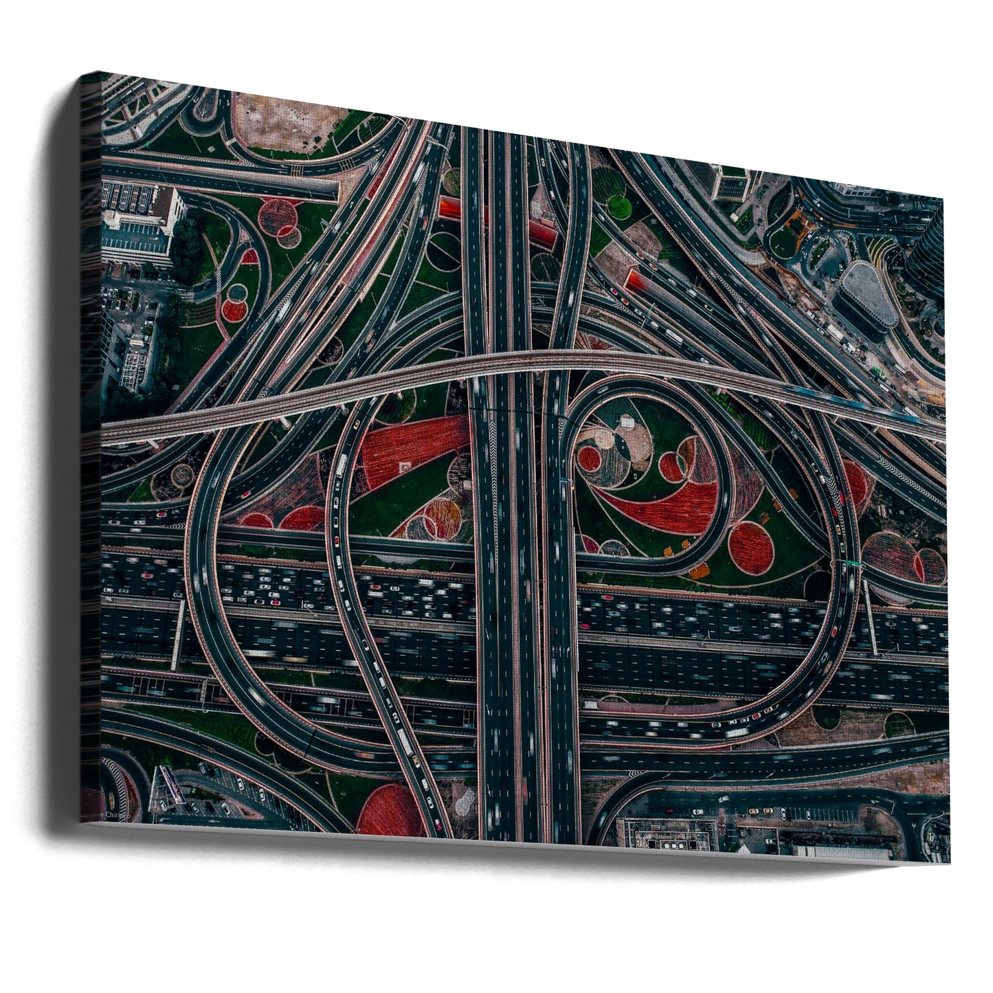 labyrinthe urbain | Tableaux sur Toile
