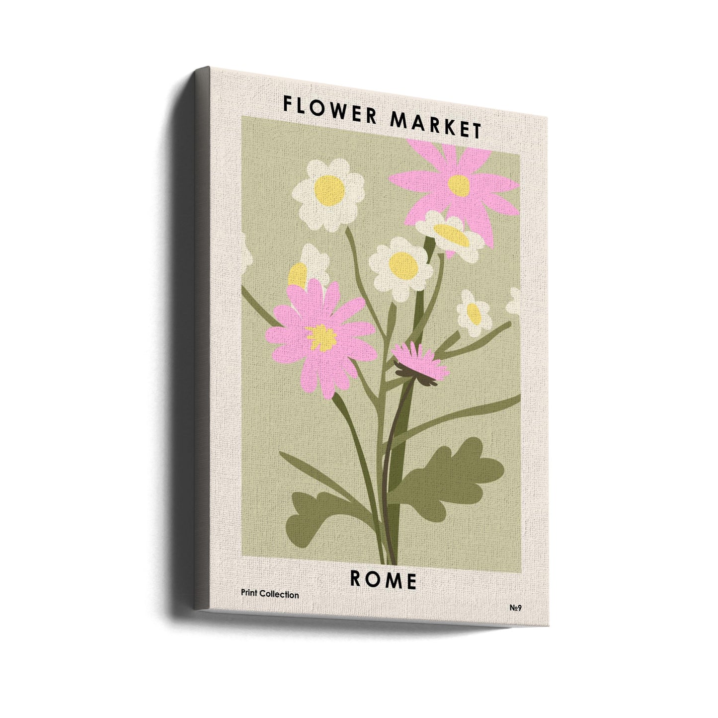 Marché aux fleurs de Rome | Tableaux sur Toile