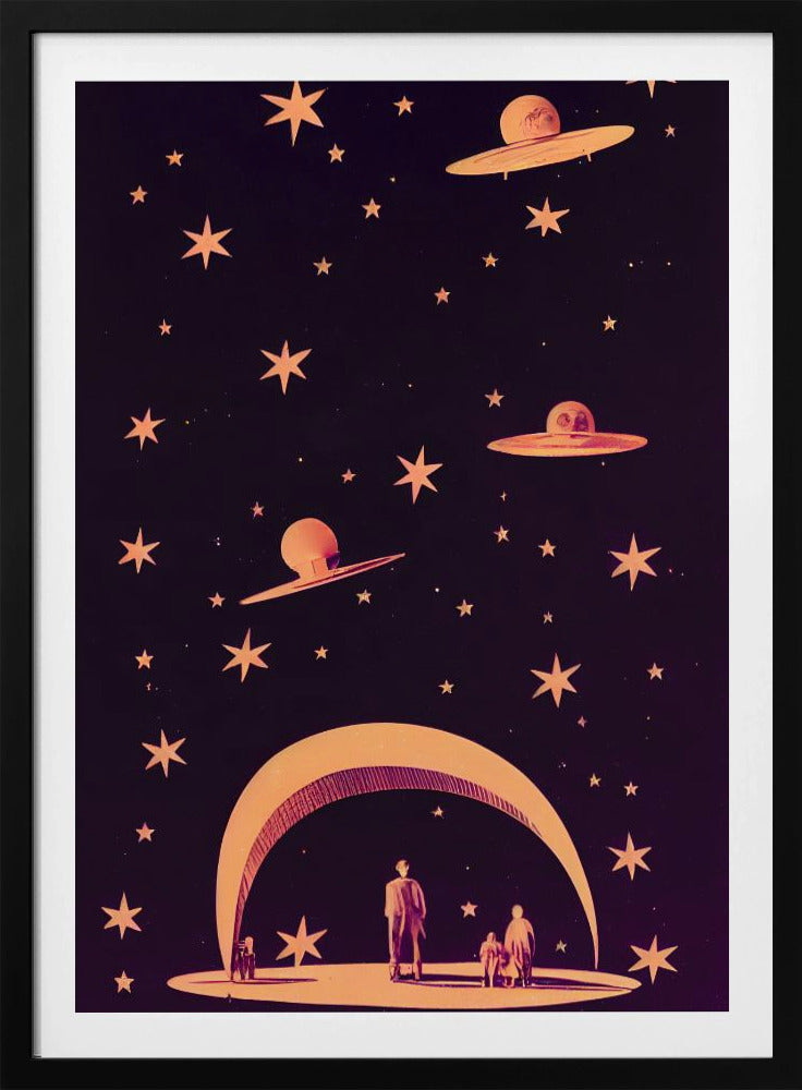 Galaktische Traumlandschaft | Poster