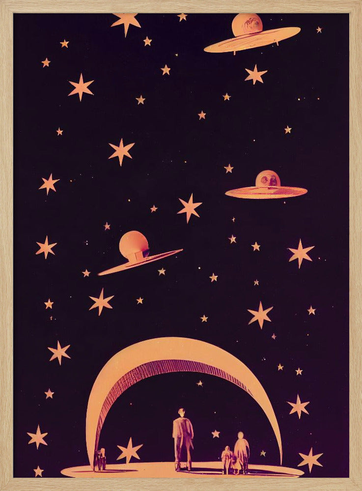 Galaktische Traumlandschaft | Poster