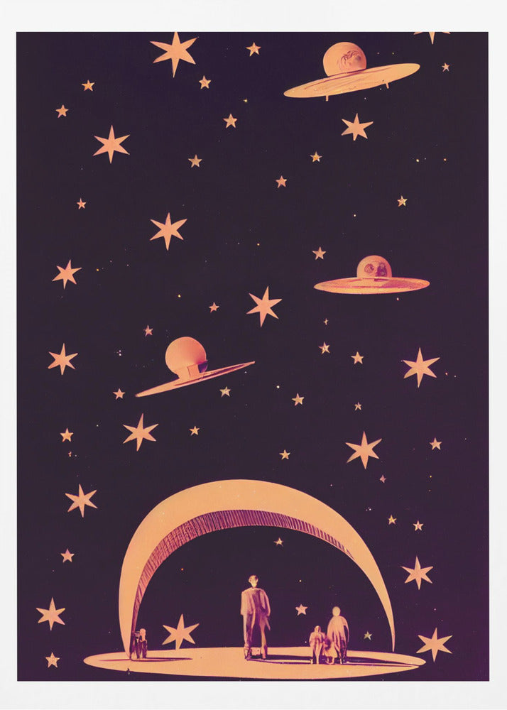 Galaktische Traumlandschaft | Poster