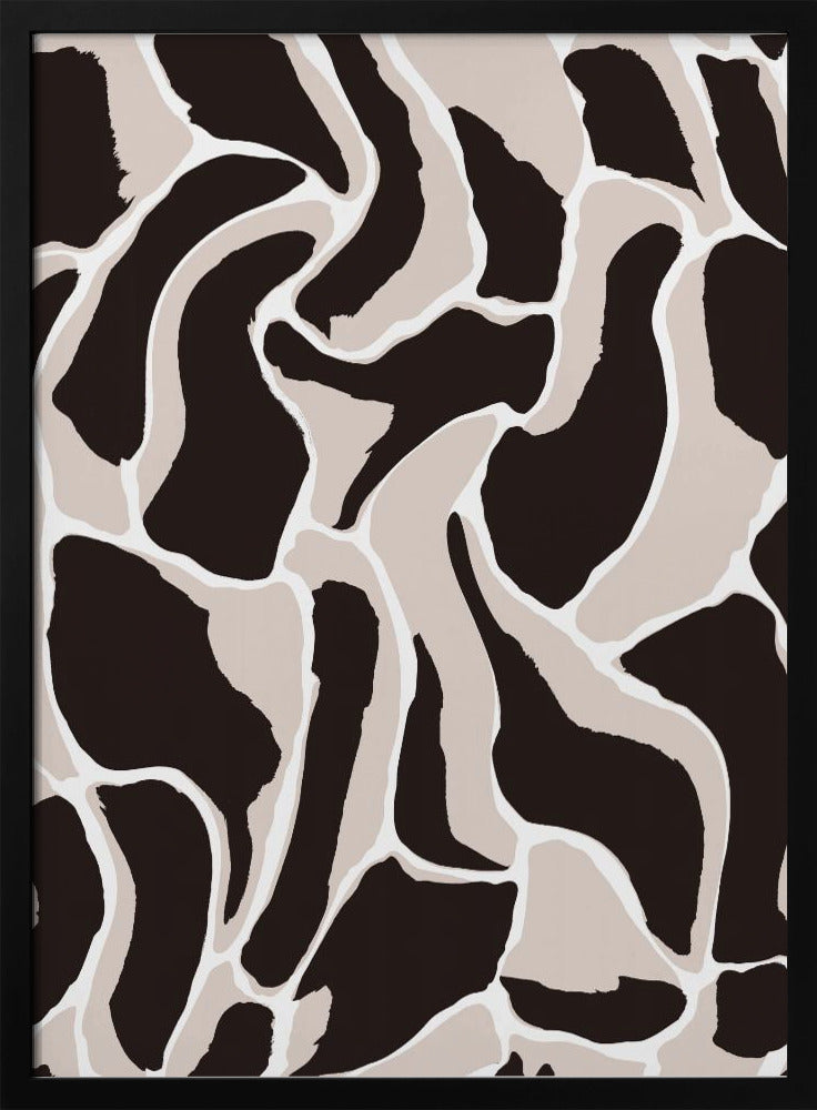 Monochrome Wellen | Poster
