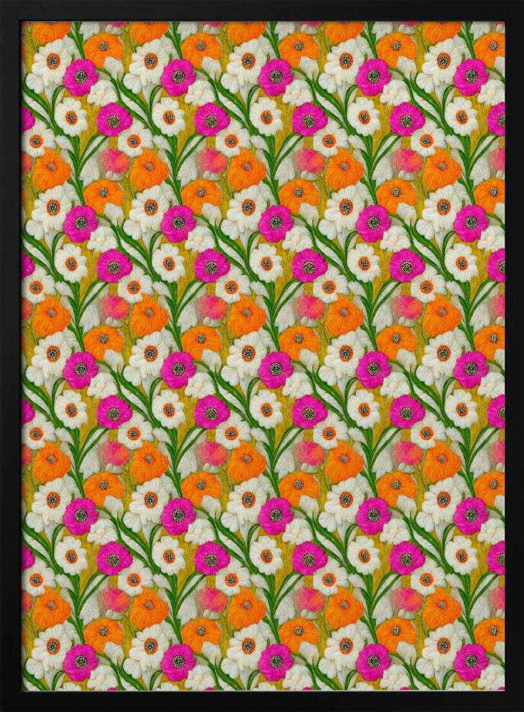Blommig harmoni-täcke | Poster