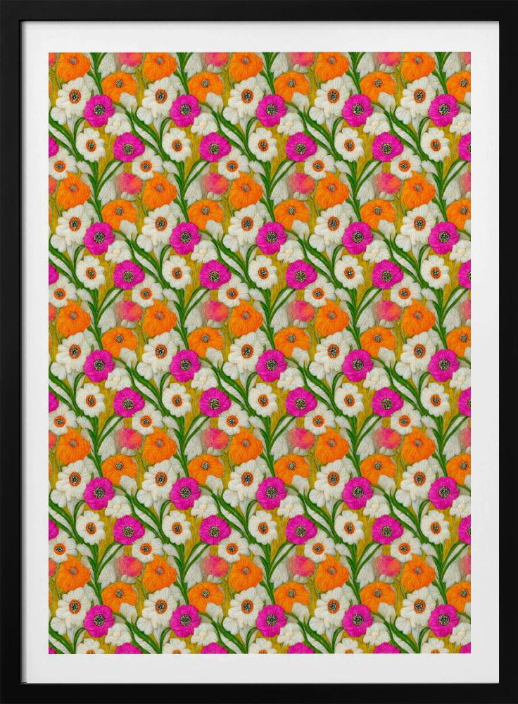 Blommig harmoni-täcke | Poster