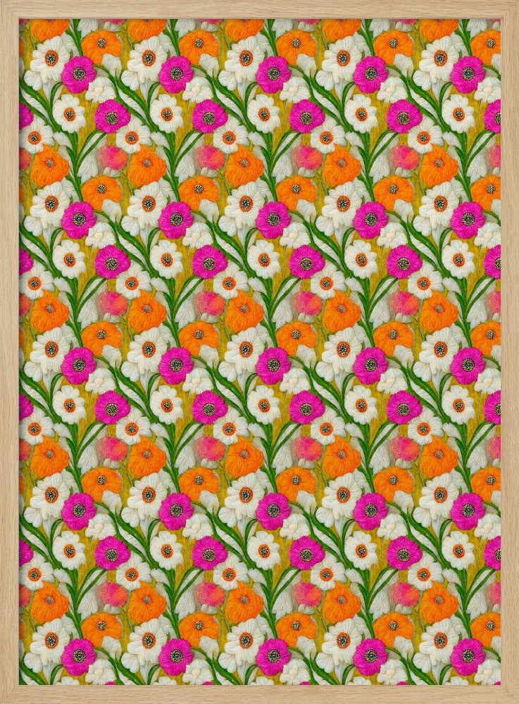 Blommig harmoni-täcke | Poster