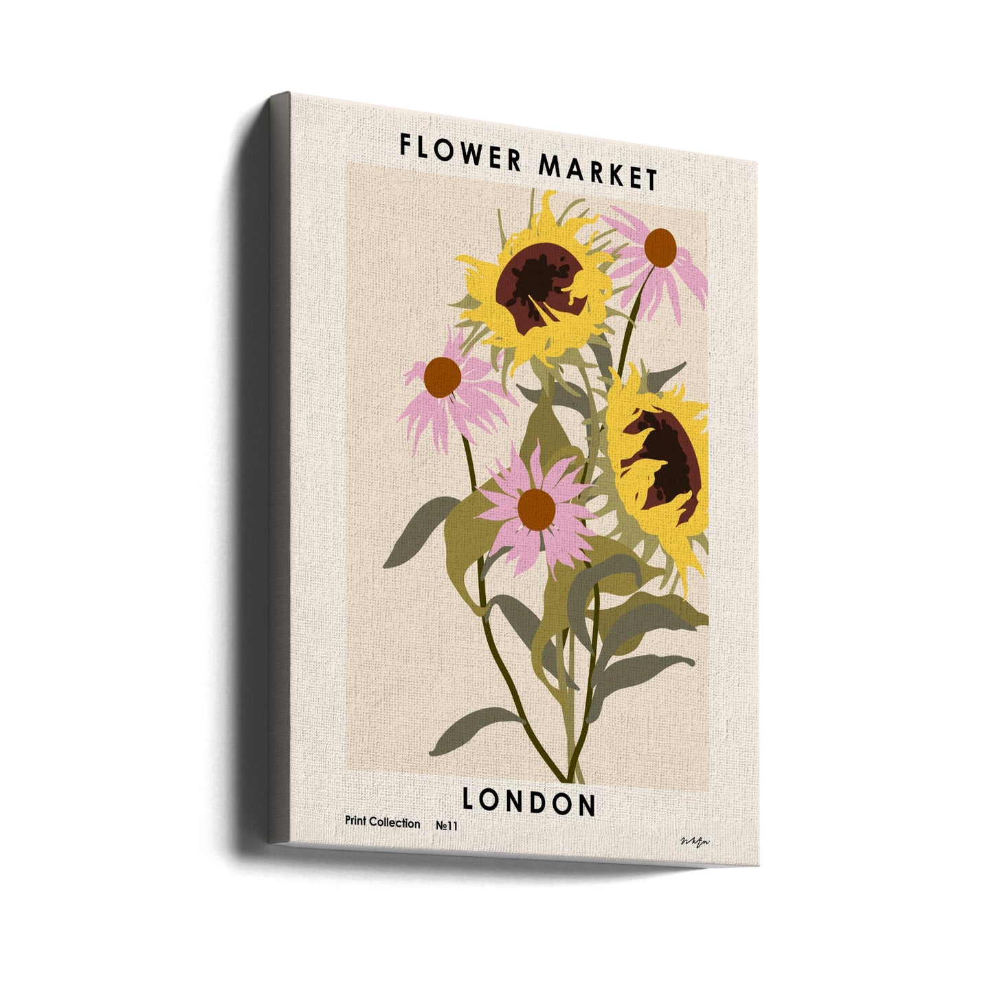 Marché aux fleurs. Londres | Tableaux sur Toile