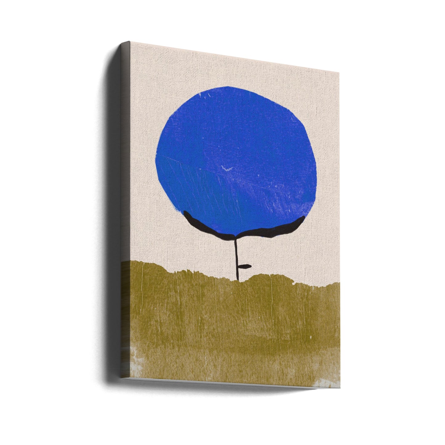 Blå blomma | Canvas