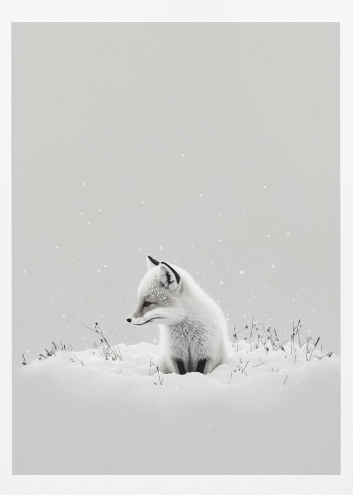Winter Fox&#039;s Gaze | Poster