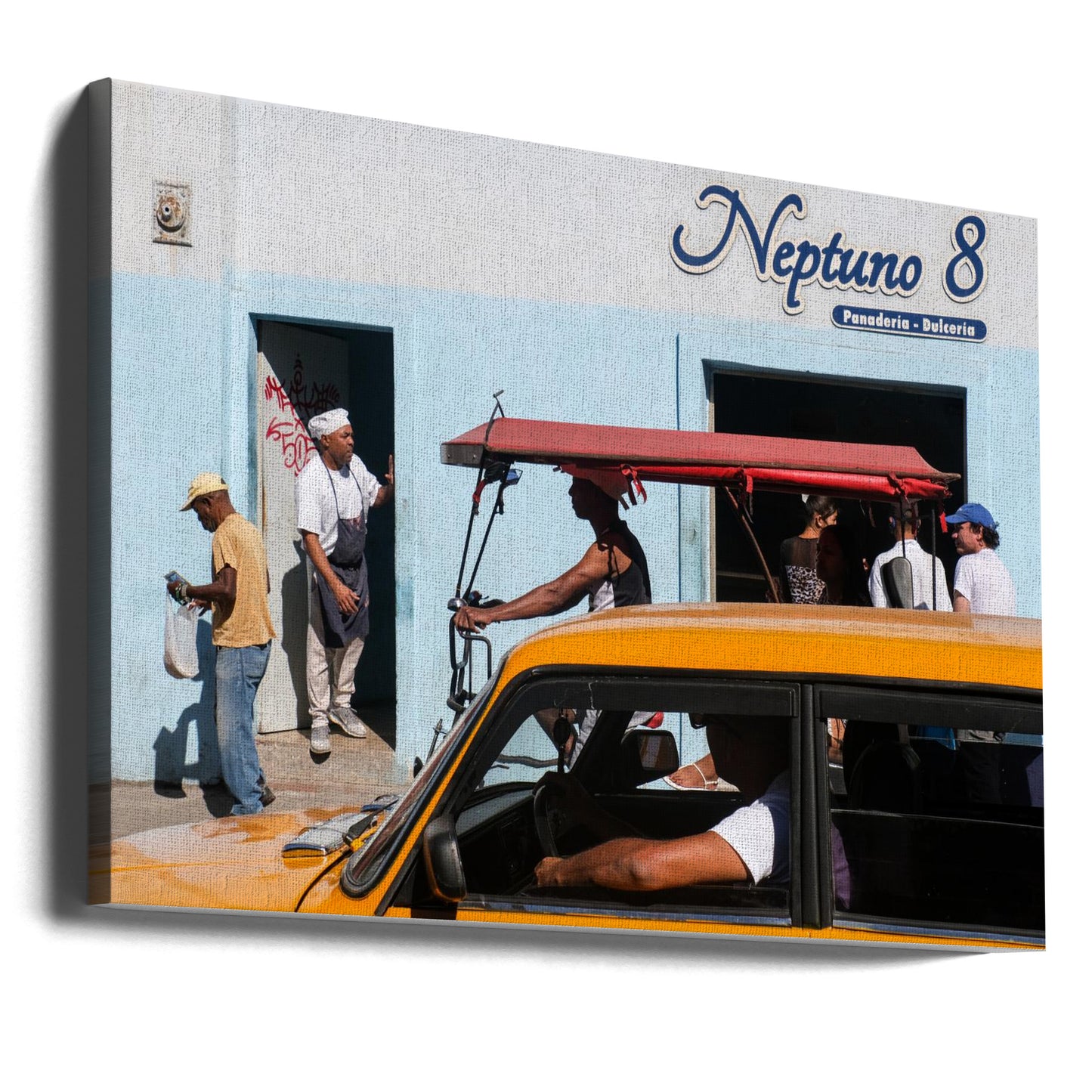 La vie dans les rues cubaines | Tableaux sur Toile
