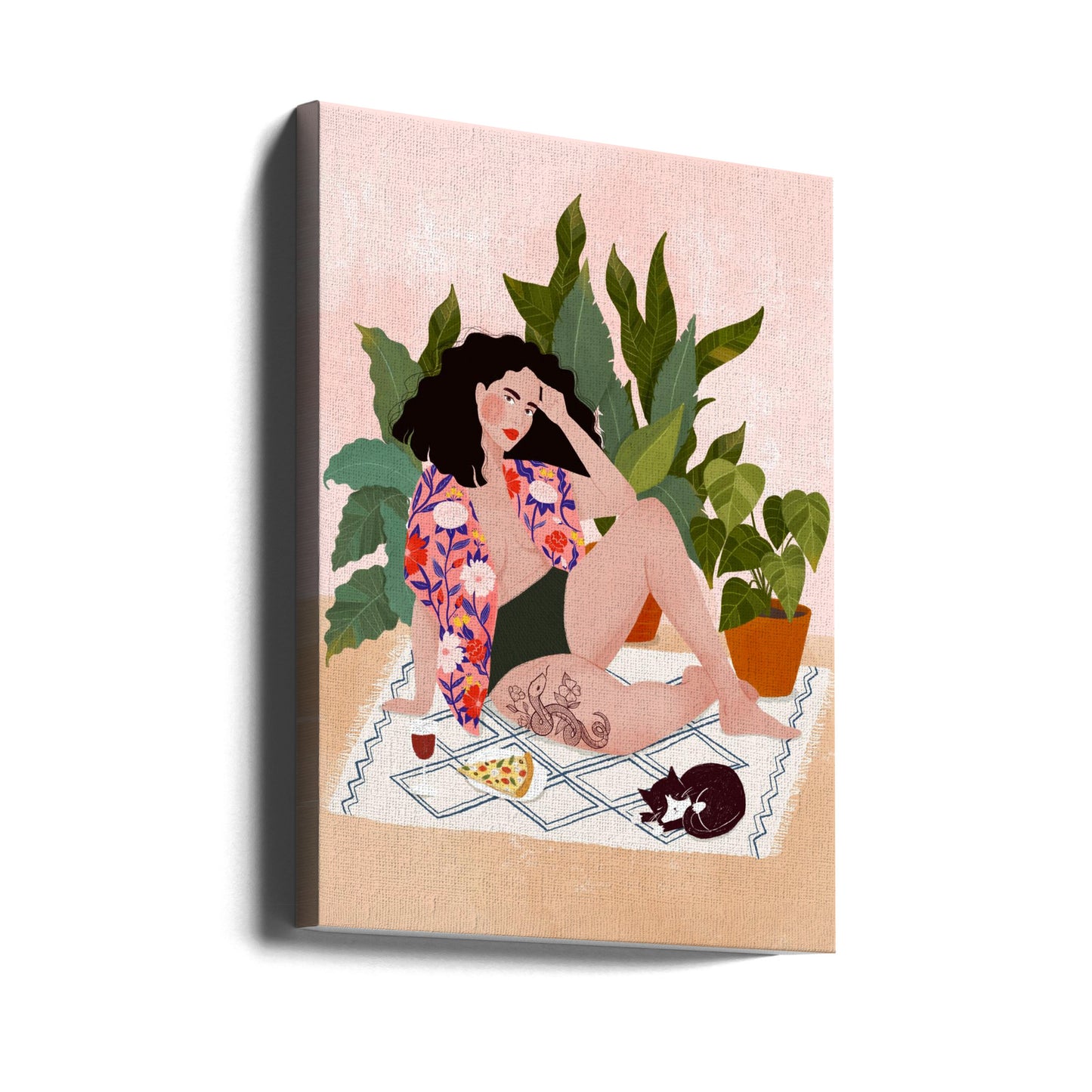 Zondag pizza | Canvasprints