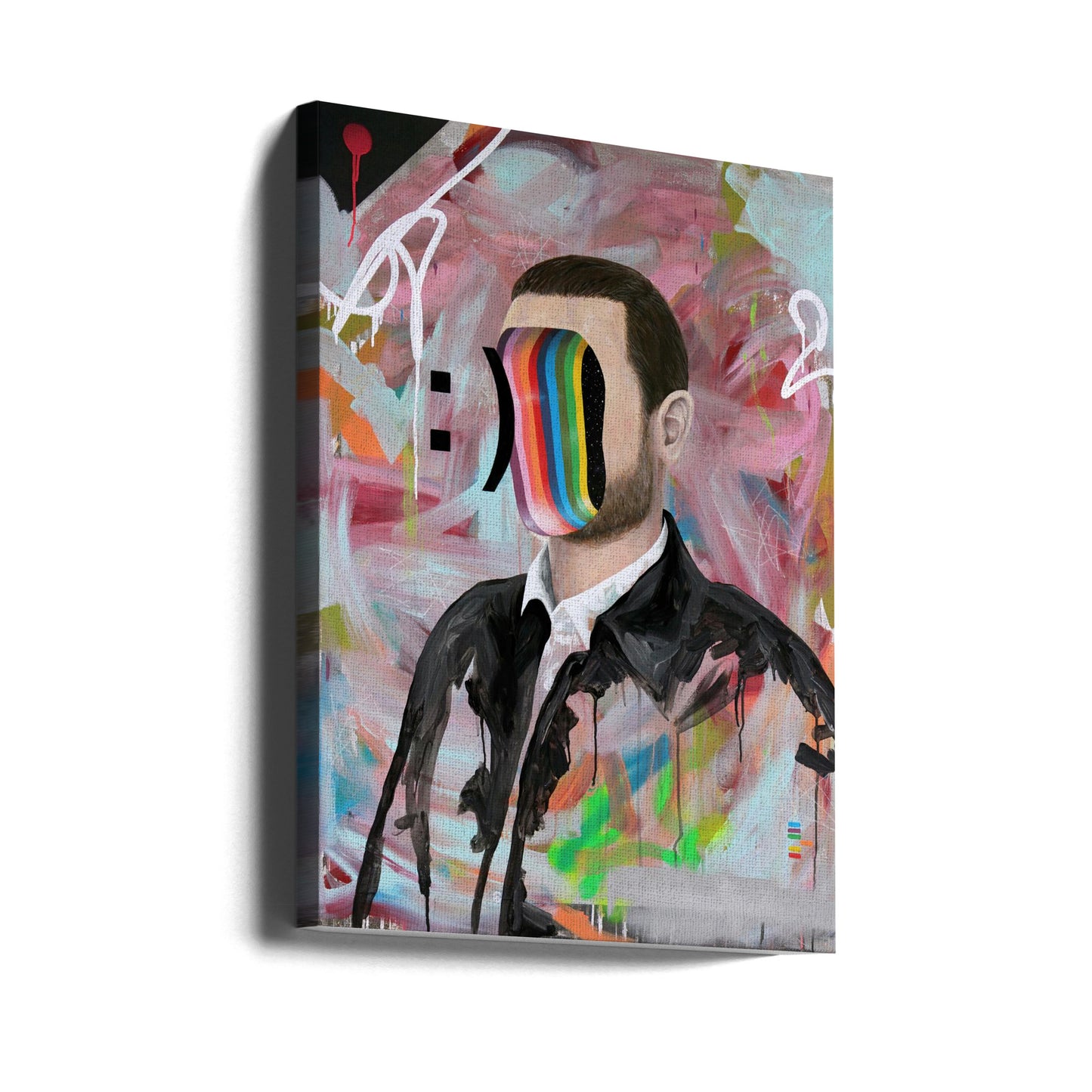 Visage souriant | Tableaux sur Toile