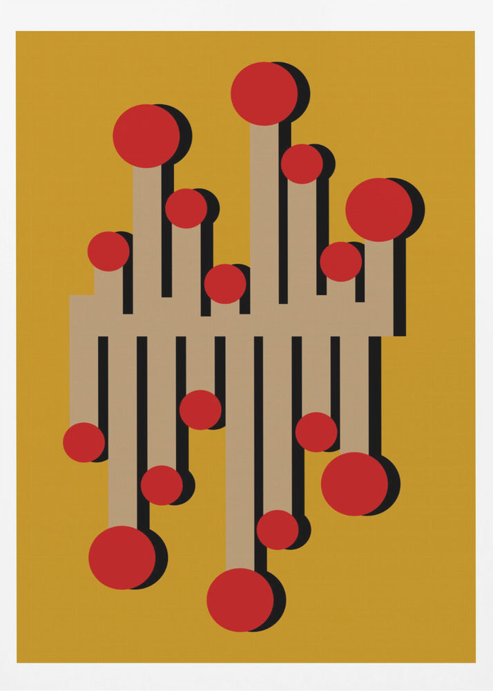 The 1968 Telephonist Mustard | Poster