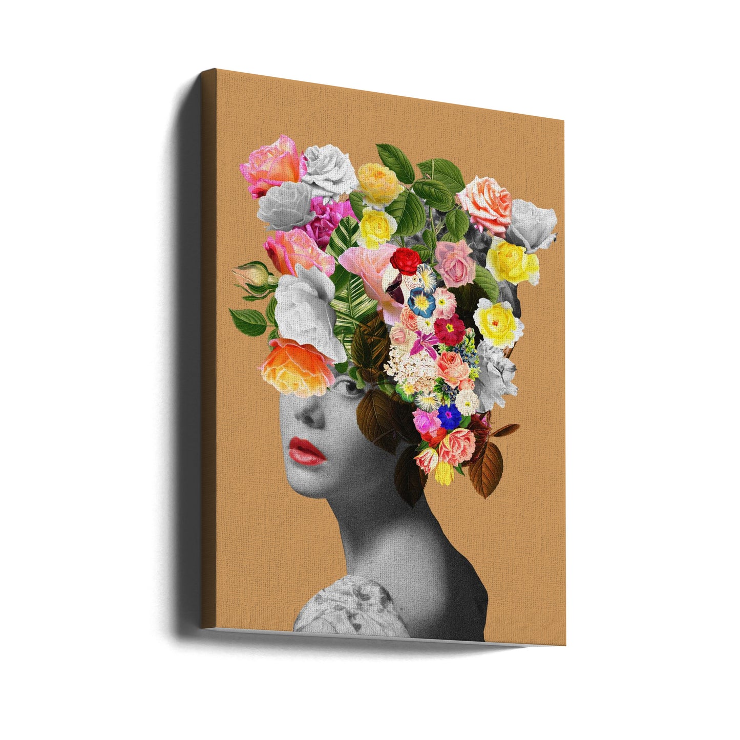 Retrato floral | Impresiones en Lienzo