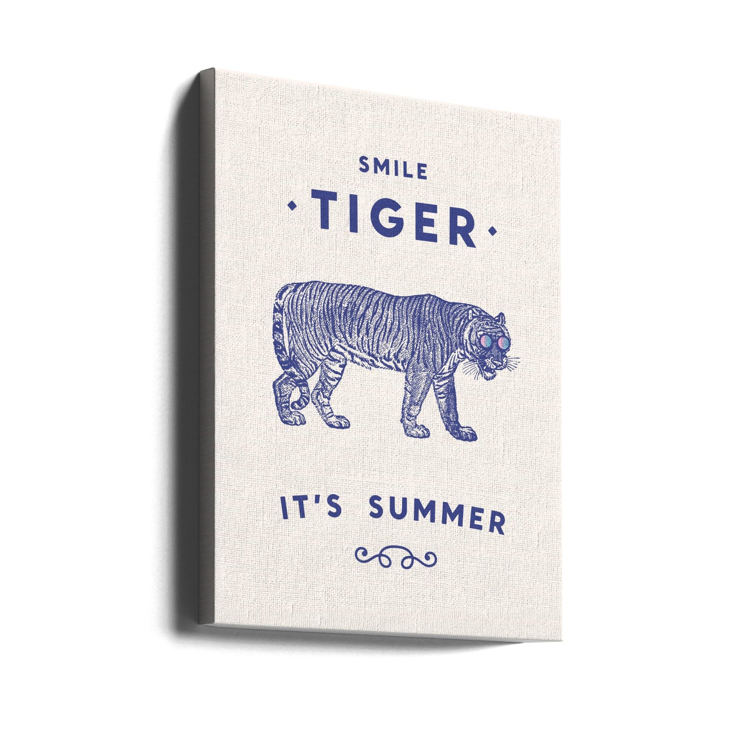 Leende Tiger | Canvas