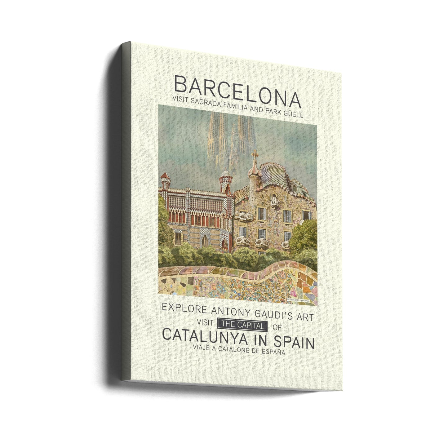 Barcelona-trykk | Lerretsbilder