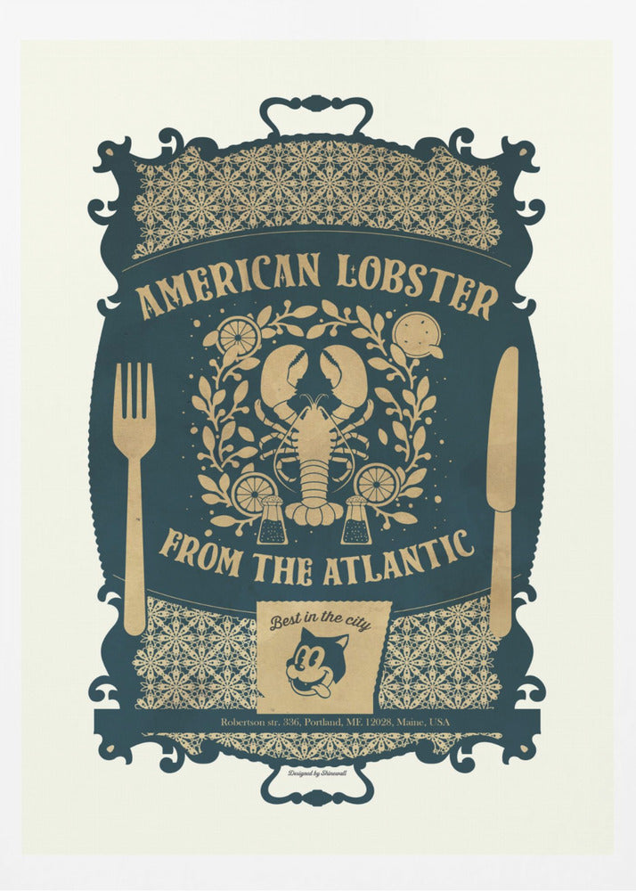 Lobster Baroque Print | Poster