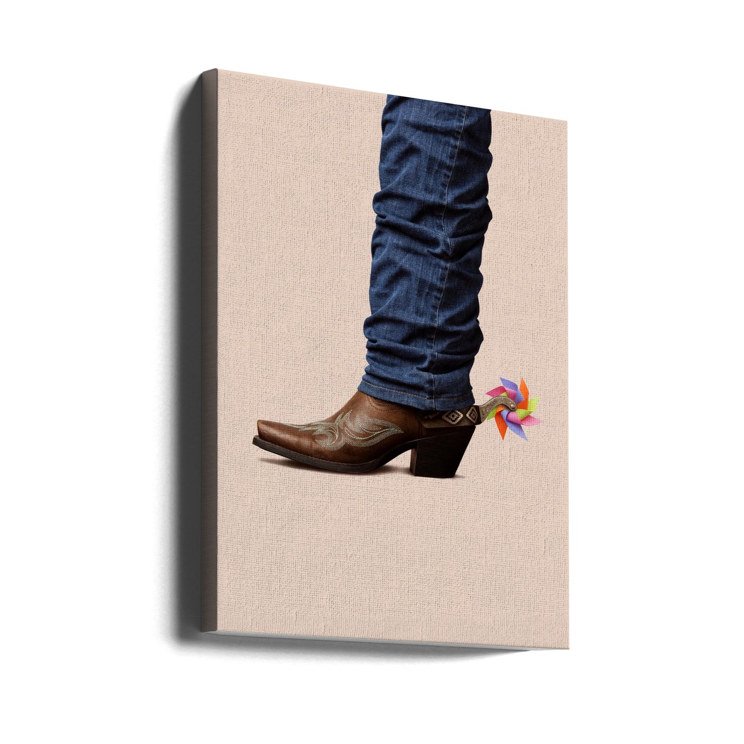 Cowboy pas sérieux | Tableaux sur Toile