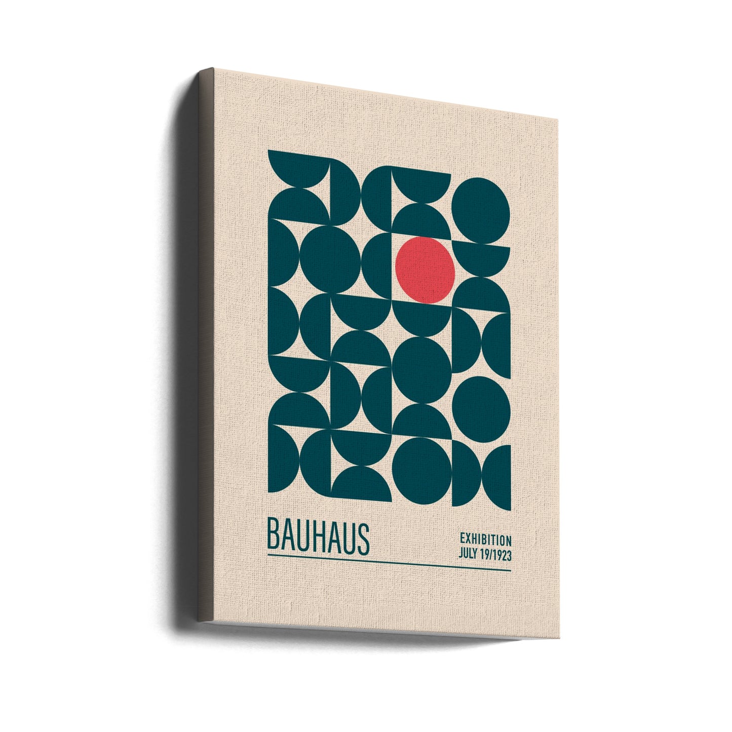 Bauhaus Blauwe Bollen | Canvasprints