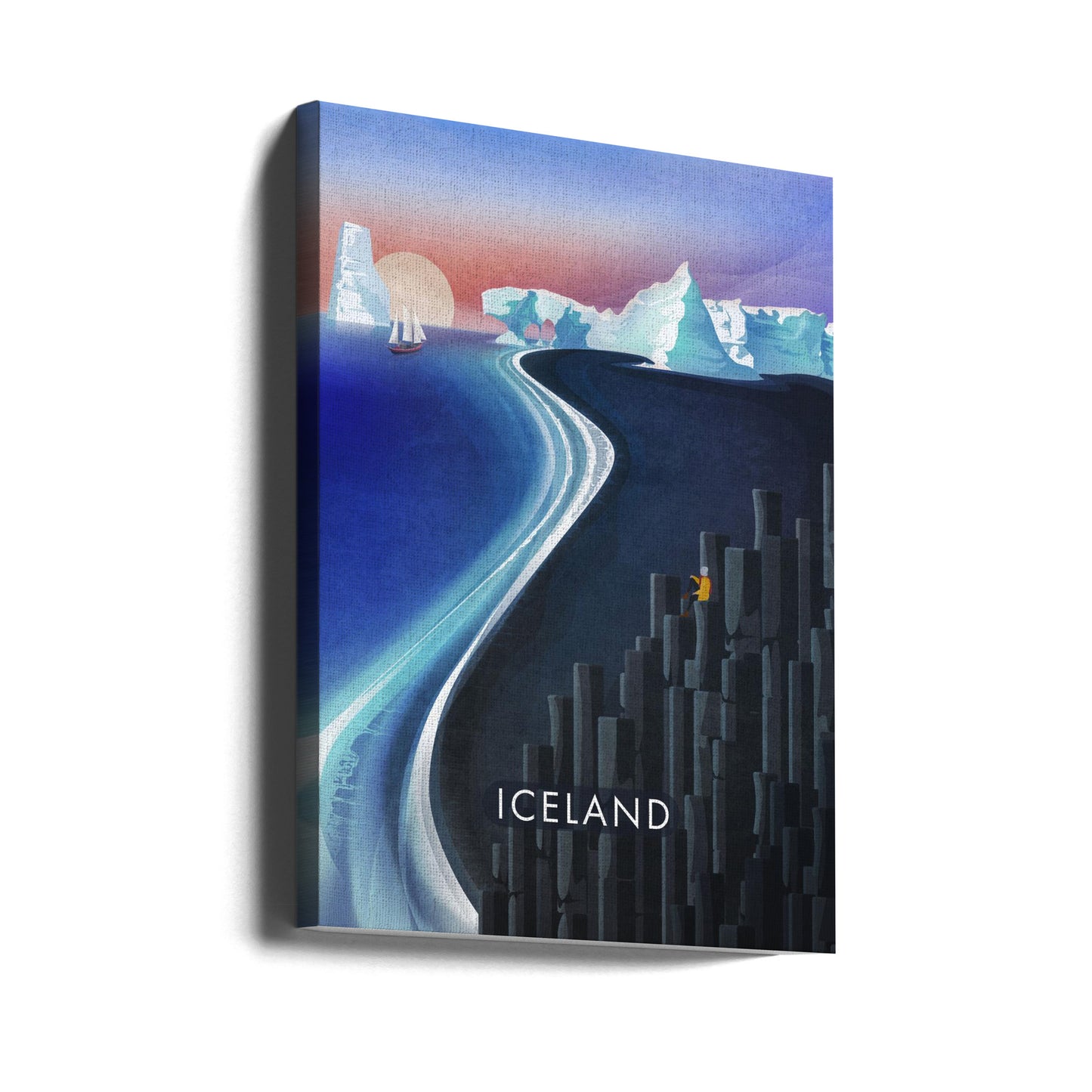 IJsland Tekst.png | Canvasprints