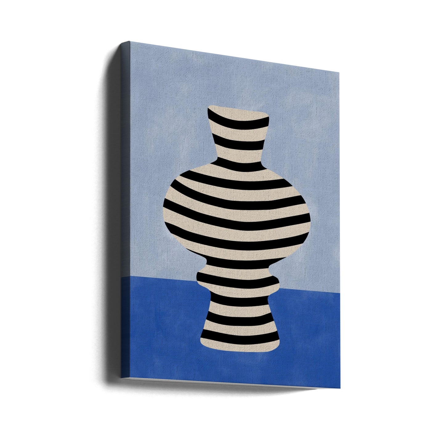 Illusion de vase rayé | Tableaux sur Toile