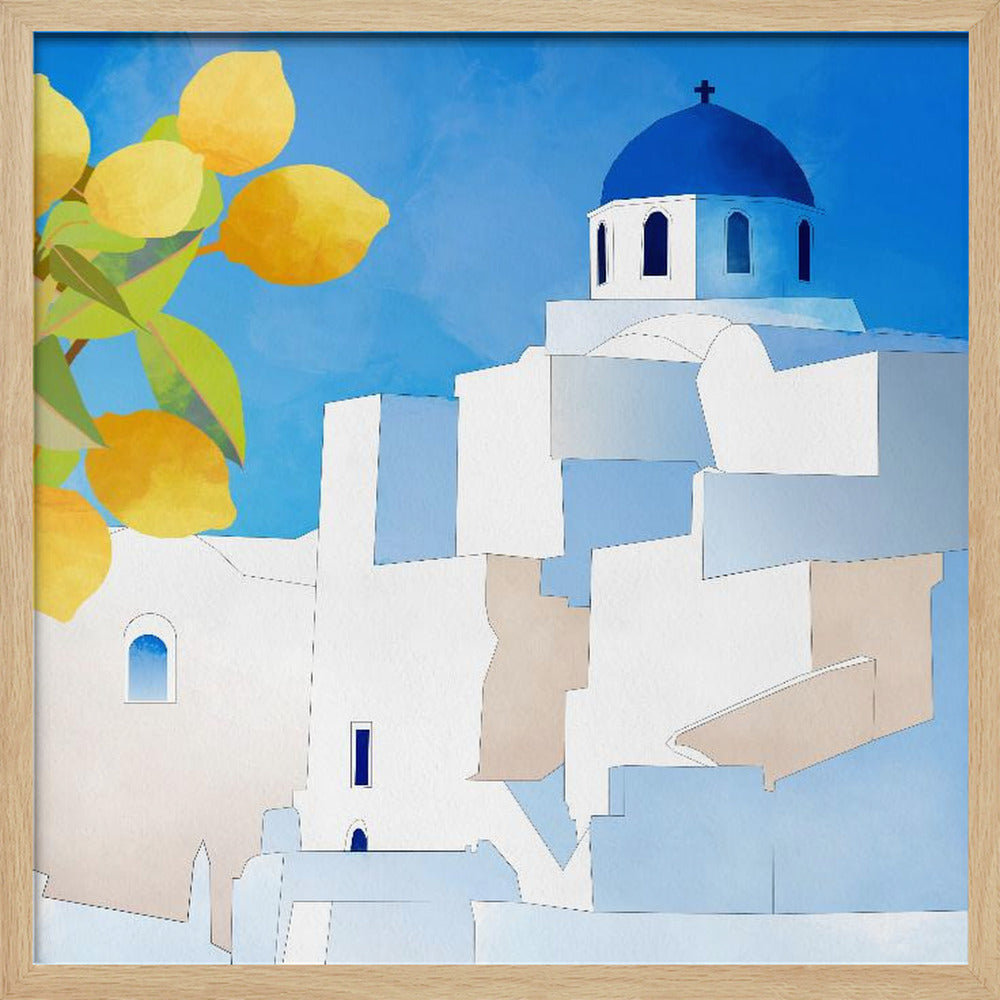 Santorini Nuovo | Poster - Stampe d’Arte