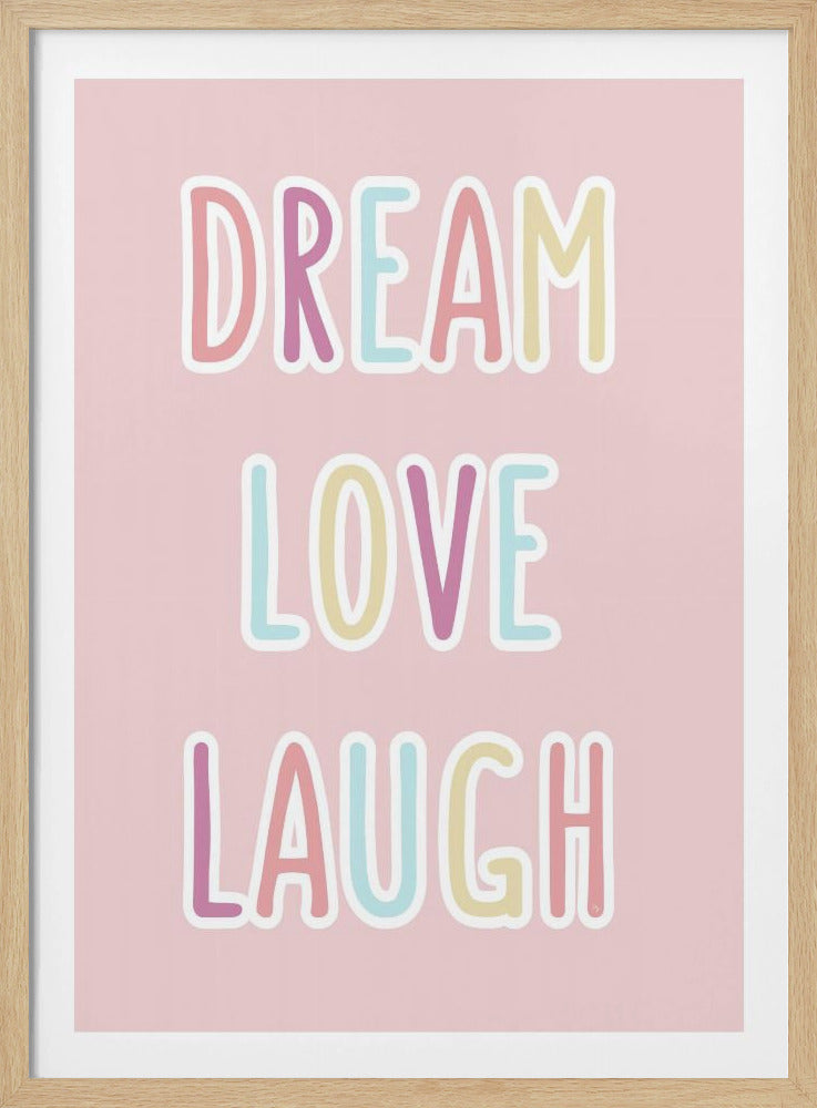 Sogno Amore Risata | Poster - Stampe d’Arte