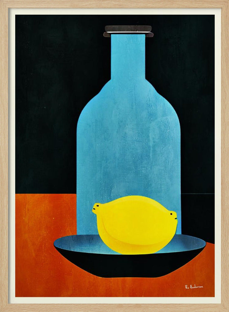 Bottle With (lonesome) Lemon : Skinny Bitch | Poster