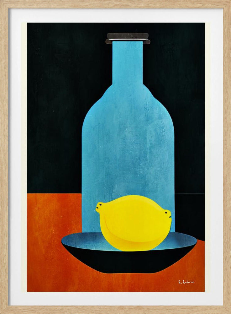 Bottle With (lonesome) Lemon : Skinny Bitch | Poster