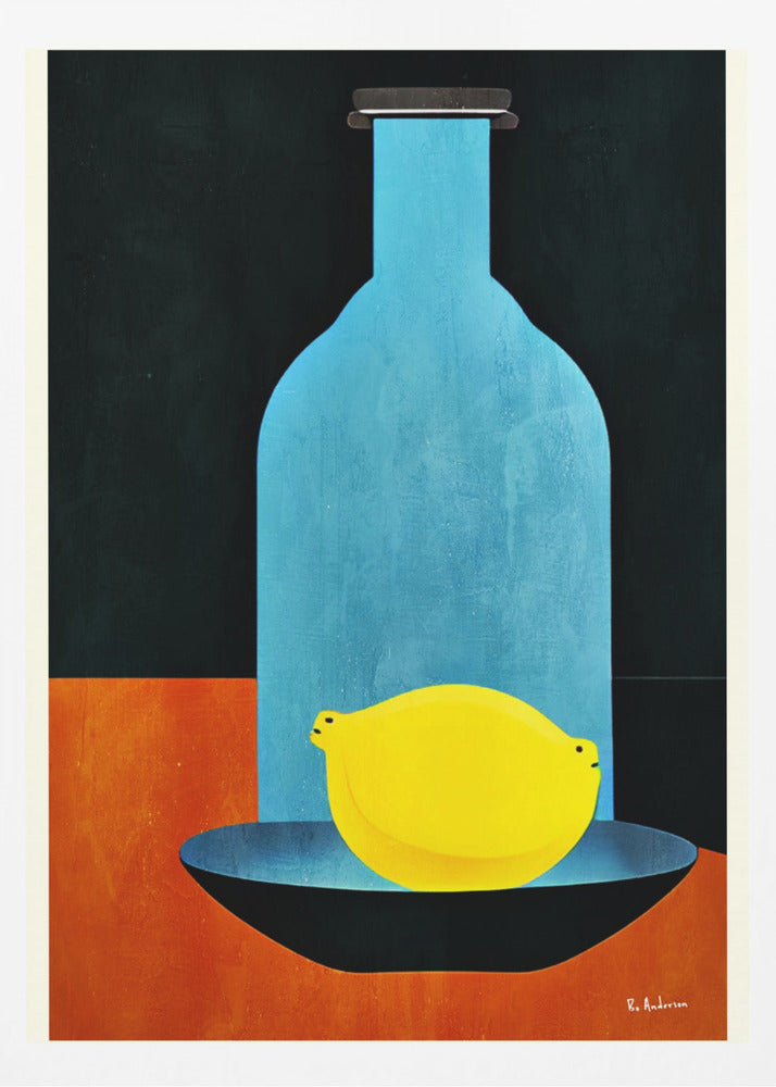 Bottle With (lonesome) Lemon : Skinny Bitch | Poster