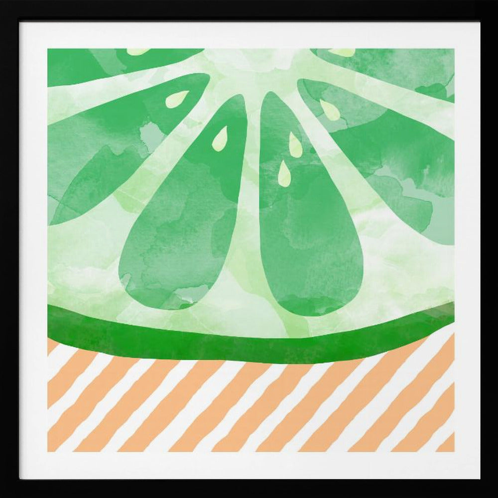 Lime Abstract | Poster