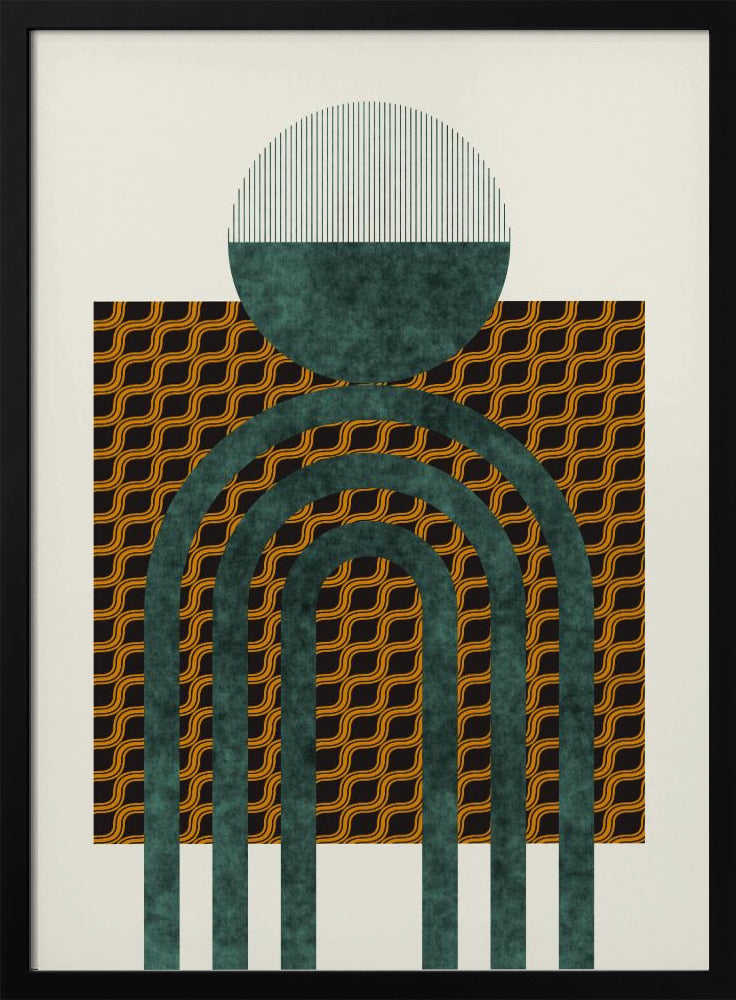 Strukturierte Komposition aus der Mitte des Jahrhunderts 5 | Poster