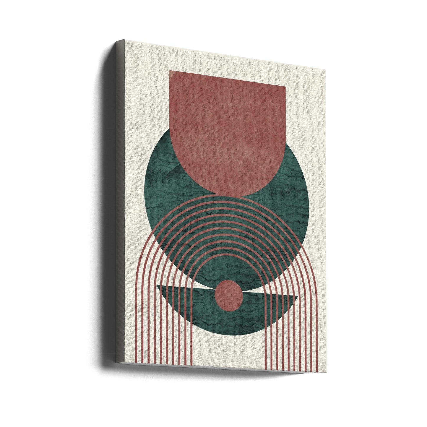 Akvamarin marmor geometrisk design | Lærredsbilleder
