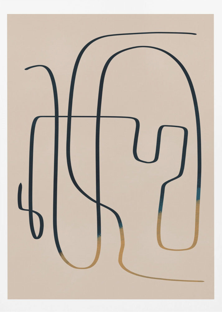 Line Art Abstract | Poster