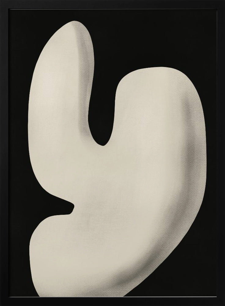 Abstract White Sculpture Y | Poster