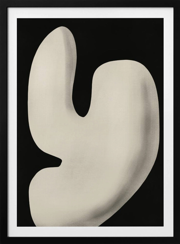 Abstract White Sculpture Y | Poster